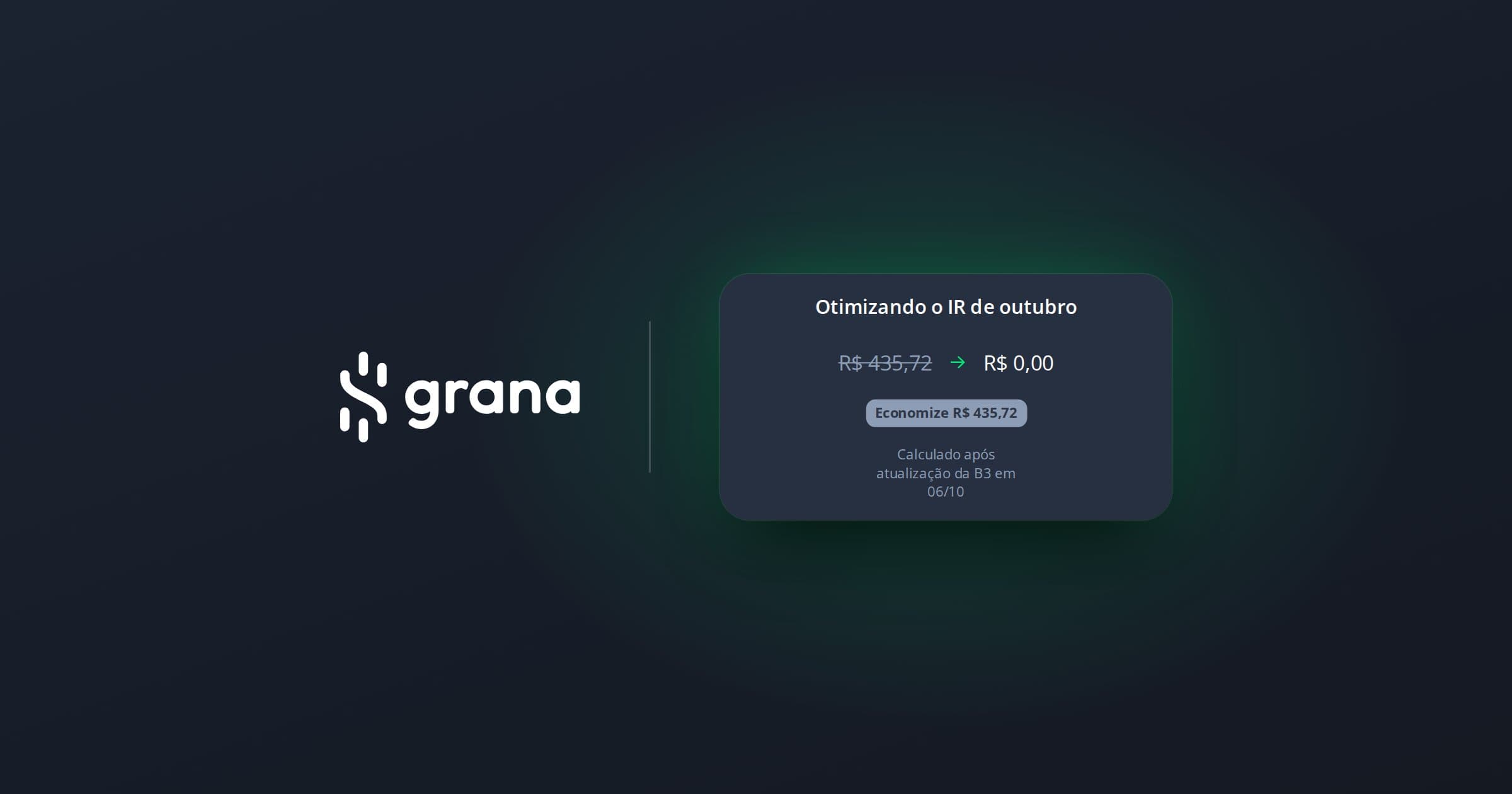 Calculadora de IR da bolsa: por que o Grana é a melhor opção em 2026 - imagem destacada